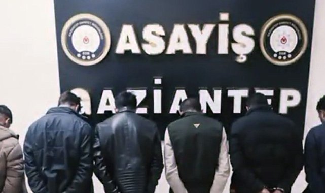 Gaziantep'te 'hırsızlık çetesi' çökertildi: 6 gözaltı