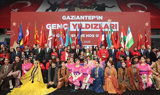 Gaziantep'in genç yıldızları ödüllerle onurlandırıldı