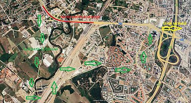 Geçit Köprüsü'nde trafik düzenlemesi