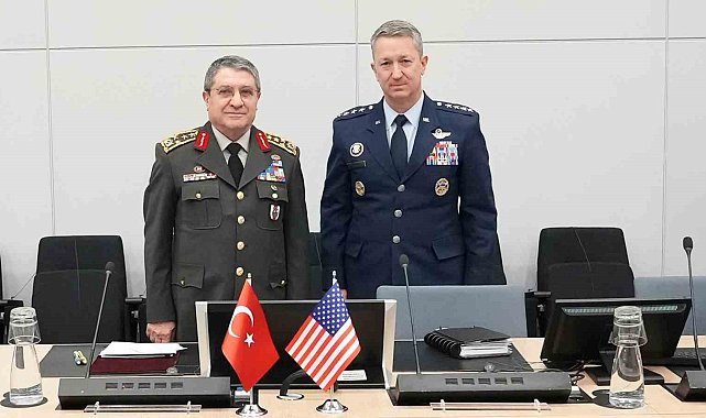 Genelkurmay Başkanı Bayraktaroğlu, ABD Genelkurmay Başkanı Caine ile bir araya geldi