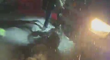 Gercüş'te karda mahsur kalan hasta ve ambulans kurtarıldı