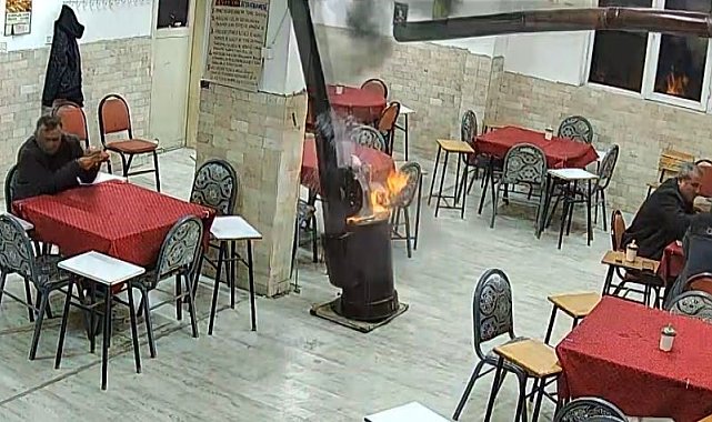 Güzel kokması için sobaya dökülen kolonya ortalığı savaş alanına çevirdi