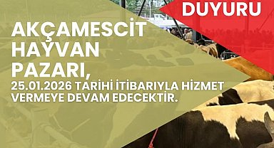 Hayvan pazarı 4 ay sonra yeniden hizmete açılacak