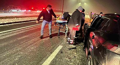 Iğdır'da trafik kazası: 1 yaralı