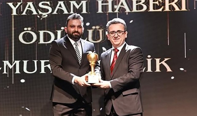 İHA muhabiri Murat Çelik'e "yılın yaşam haberi" ödülü