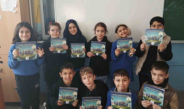 İlkokul öğrencileri, hayallerini kitaba taşıdı