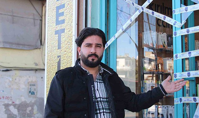 İş yeri soyuldu, hırsızlara "Teslim olun" çağrısı yaptı