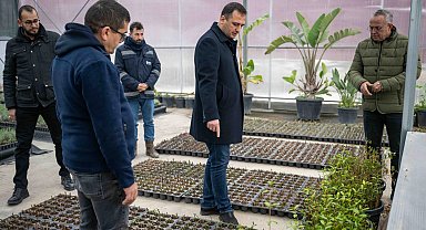 İzmir Bornova kendi yeşilini kendi üretiyor