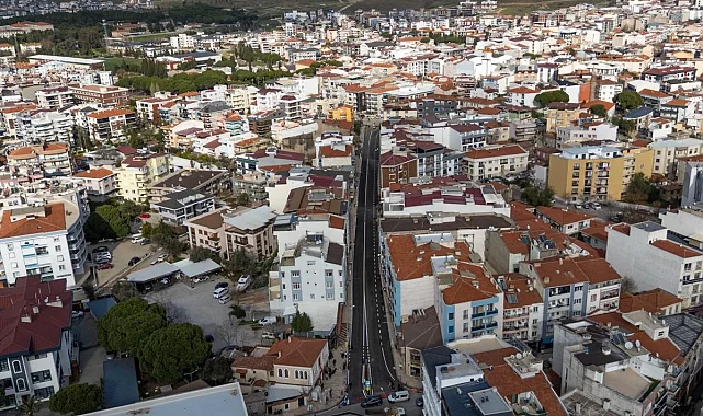 İzmir Büyükşehir'den Seferihisar'a konforlu cadde