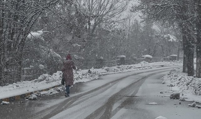 Karabük'te eğitim-öğretime kar engeli