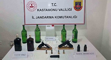 Kastamonu'da sahte içi operasyonu: 4 gözaltı
