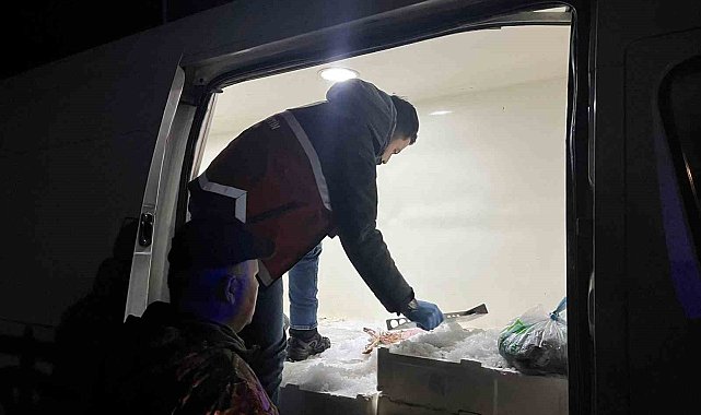 Kastamonu'da usulsüz avlanan 1 ton 335 kilogram balığa el konuldu