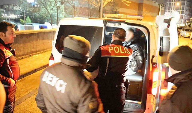 Kavga edip kaçtılar, polisin kovalamacasıyla yakalandılar