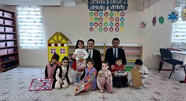 Kaymakam Yılmaz'dan 4-6 yaş Kur'an kursuna ziyaret