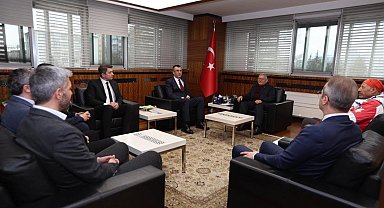 Kayseri Büyükşehir Dağcılık Federasyonu'nu ağırladı