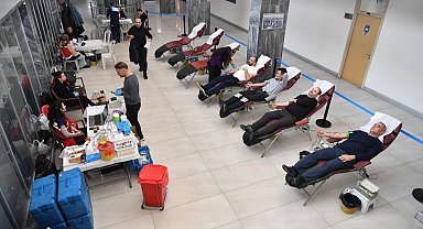 Kayseri Büyükşehir ve ERÜ'den kan bağışı kampanyası