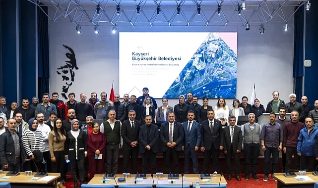 Kayseri Büyükşehir'den personeline eğitim yağmuru