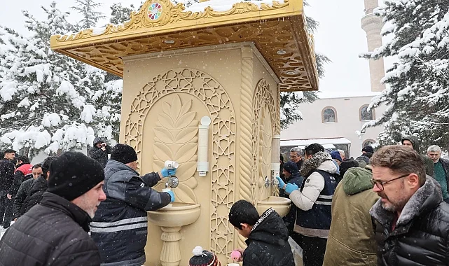 Kayseri Kocasinan'ın 'İkram Çeşmesi' gönüllere akıyor