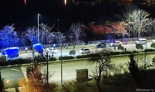 Kaza sonrası kavgaya tutuştular
