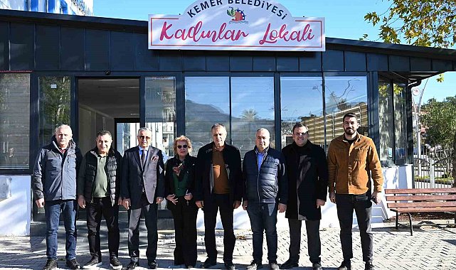 Kemer Belediyesi Kadınlar Lokali açılıyor