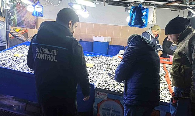 Kırklareli'nde su ürünleri denetimleri