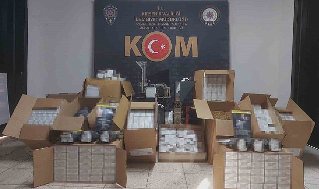 Kırşehir'de kaçak tütün operasyonu