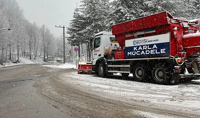 Kocaeli Büyükşehir'den kar teyakkuzu