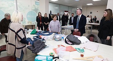 Kocaeli'de Başkan Büyükakın'dan KO-MEK'e ziyaret