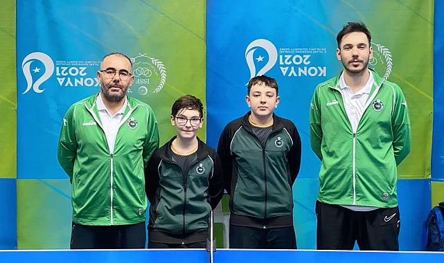 Konya Karatay Masa Tenisi Takımı'ndan milli gurur