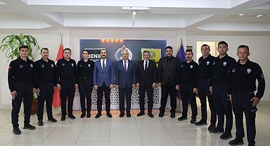 Konya'da komiserliği kazanan zabıta memurları görevde