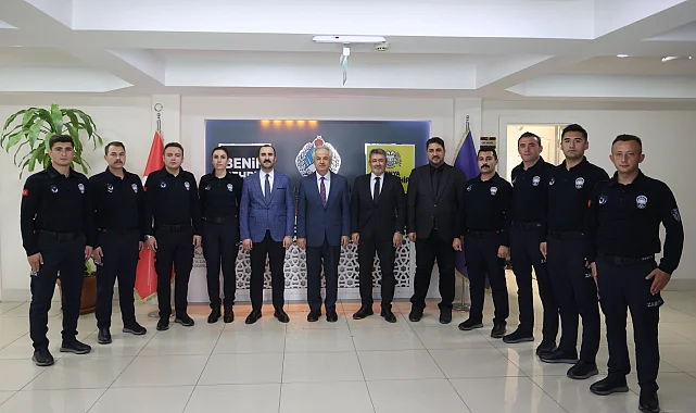 Konya'da komiserliği kazanan zabıta memurları görevde