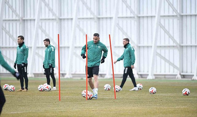 Konyaspor, Beşiktaş maçının hazırlıklarına devam ediyor