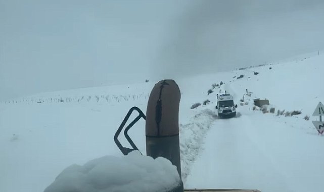 Köyde mahsur kalan hasta için ekipler seferber oldu
