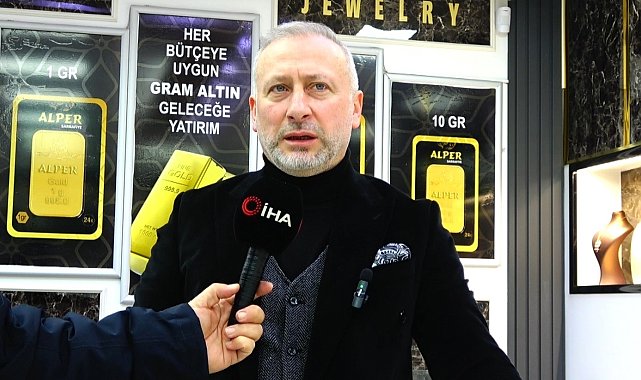 Kütahyalı sarraf İsmail Alper: "Altın her zaman güvenli liman"