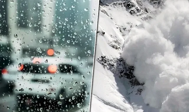 Kuvvetli yağış, sert rüzgar ve çığ tehlikesi kapıda!