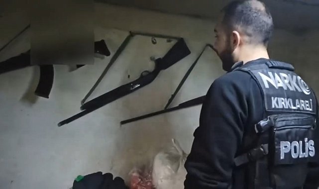 Lüleburgaz'da uyuşturucu operasyonunda 3 tutuklama