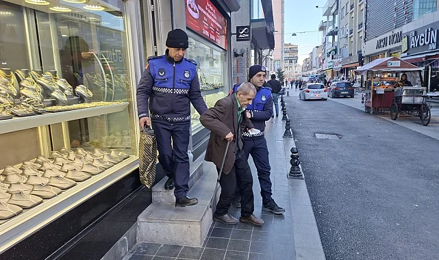 Mağdur vatandaşlara zabıta şefkati