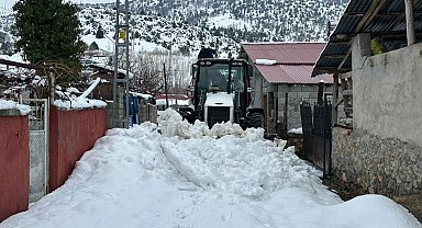 Malatya Doğanşehir'de kar seferberliği