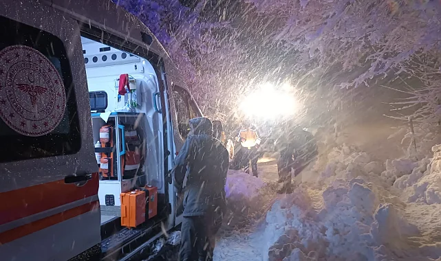 Malatya'da karda mahsur kalanlar kurtarıldı