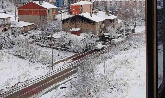 Malkara'da karda kartpostallık görüntüler oluştu