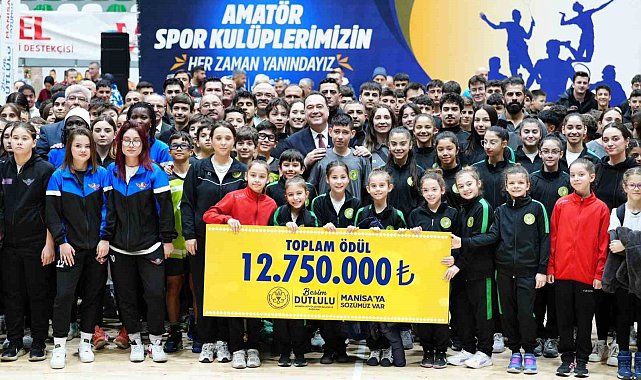 Manisa Büyükşehir Belediyesi'nden 123 kulübe 12.7 milyon TL destek