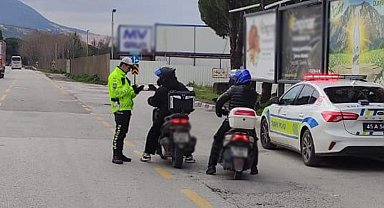 Manisa'da 3 günlük motosiklet denetiminde 476 bin TL ceza
