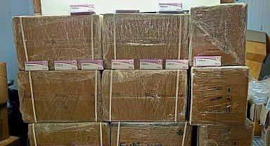 Mersin Limanı'nda 280 bin sentetik hap ele geçirildi