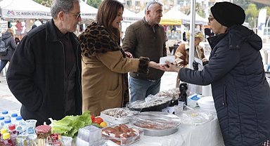 Mersin'de üretici kadın stantları gelir kapısı oluyor