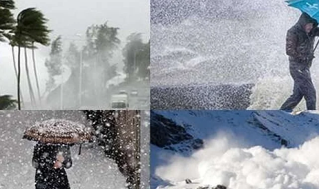 Meteoroloji'den kuvvetli yağış ve fırtına uyarısı