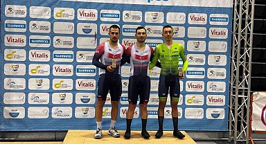 Milli bisikletçiler Portekiz'de kürsüyü paylaştı