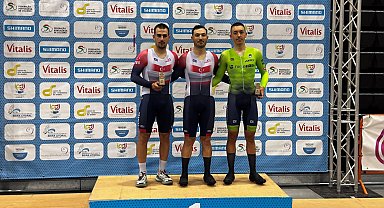 Milli bisikletçiler Portekiz'de kürsüyü paylaştı