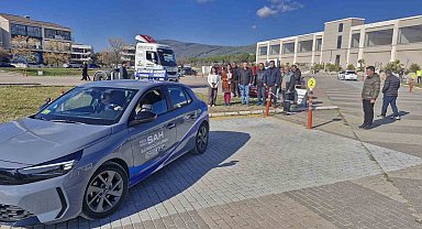 Muğla İl Milli Eğitim Müdürü Çay, MTSK sınav sahasında incelemelerde bulundu