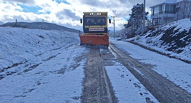 Muğla'da karla mücadele aralıksız devam ediyor