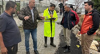 Muğla'da yaşanan afet sonrası inceleme